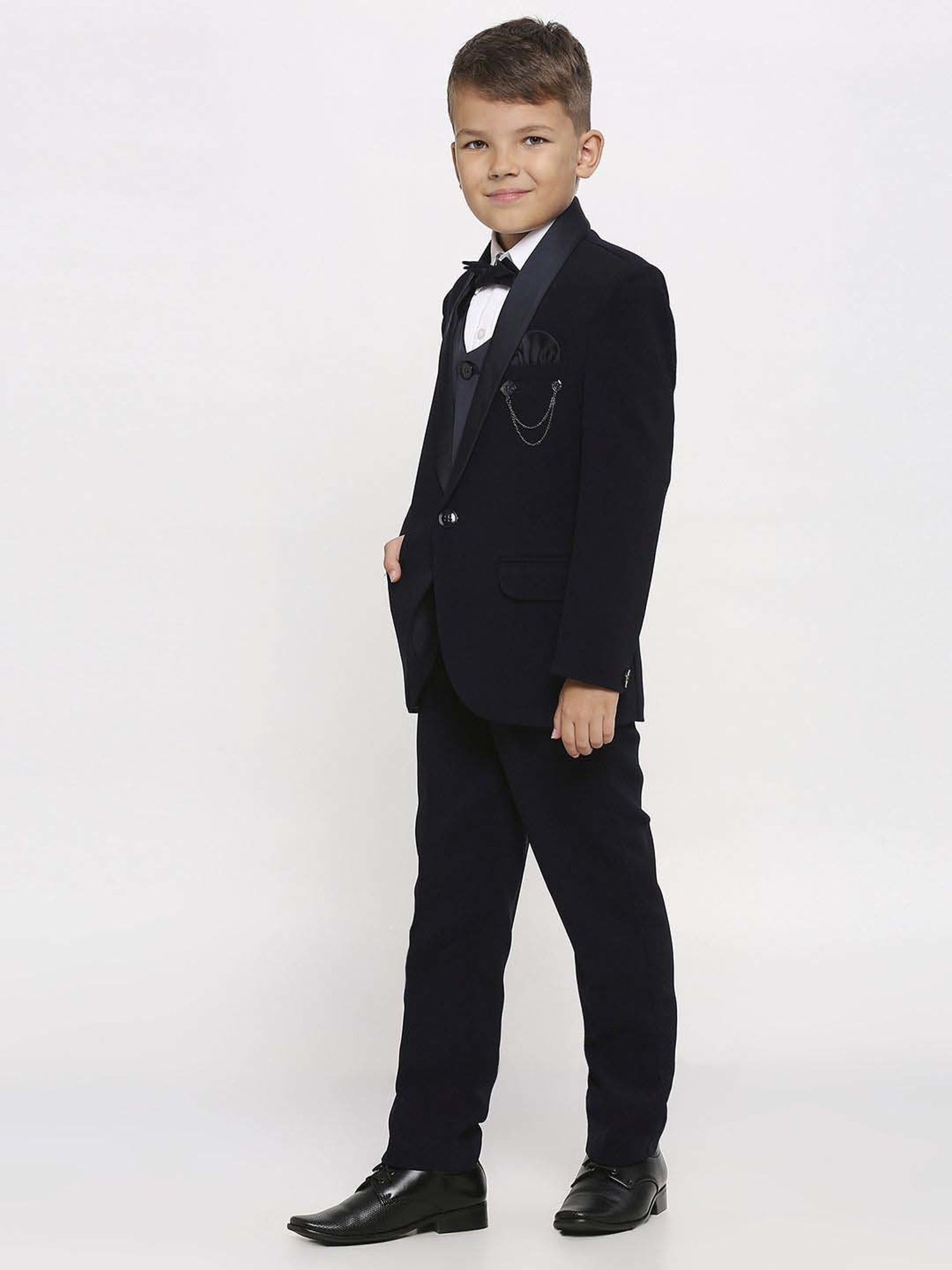 Blue Giraffe Kids Black & Pink Regular Fit Shirt Set