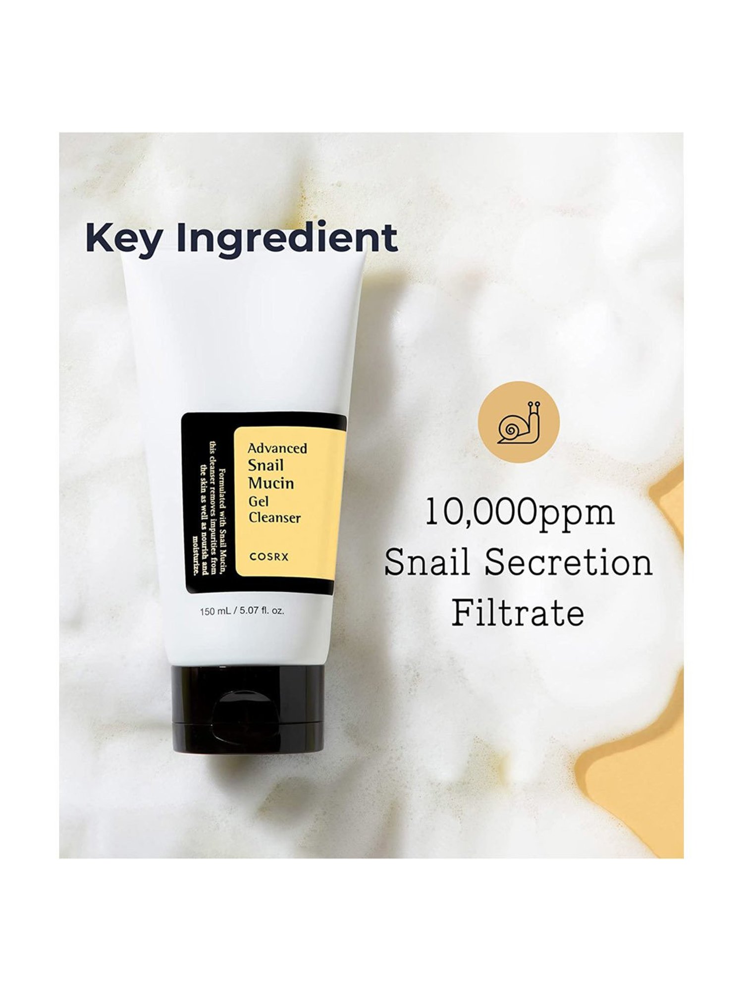 Cosrx Advanced Snail Mucin Gel Cleanser - 150 ml