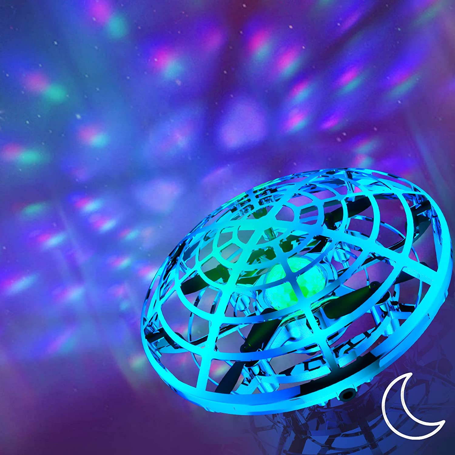 Drone for Kids Toys Hand Operated Mini Drone UFO Flying Ball Toy Gifts for Boys and Girls Motion Sensor Helicopter Outdoor and Indoor