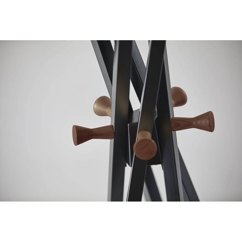 Andrew Coat Rack Walnut - Adesso
