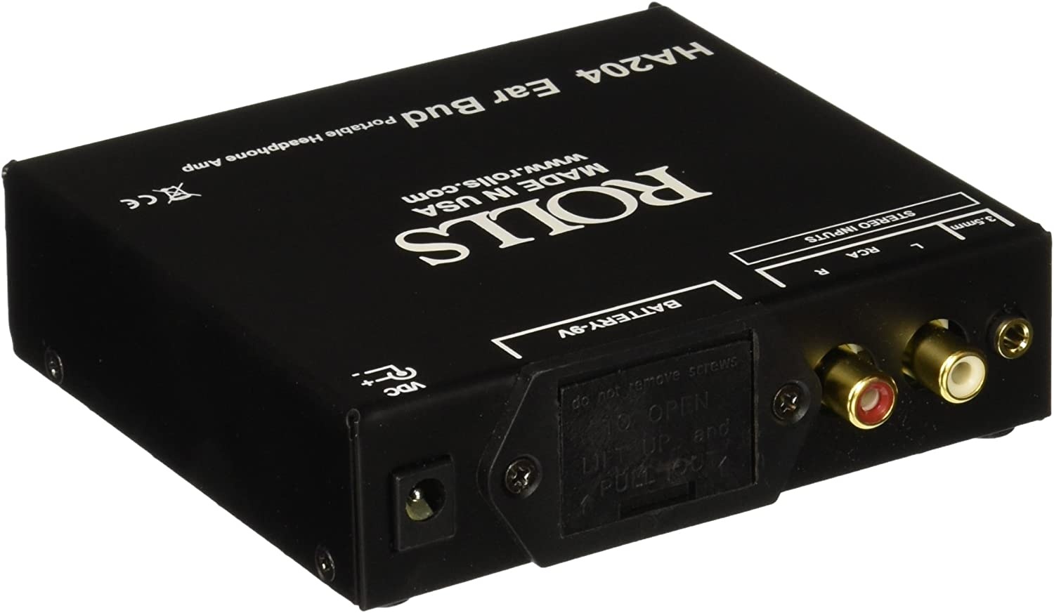 Rolls HA204p Portable 4-Channel Battery Operated Headphone Amplifier #HA204P