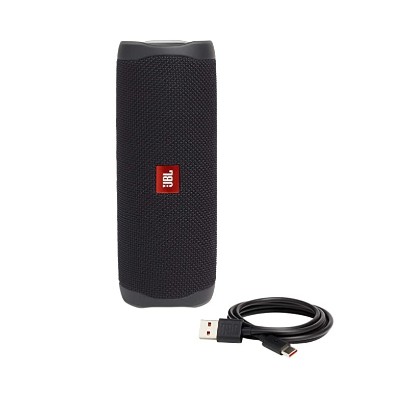 FLIP 5, Waterproof Portable Bluetooth Speaker, Black (New Model)