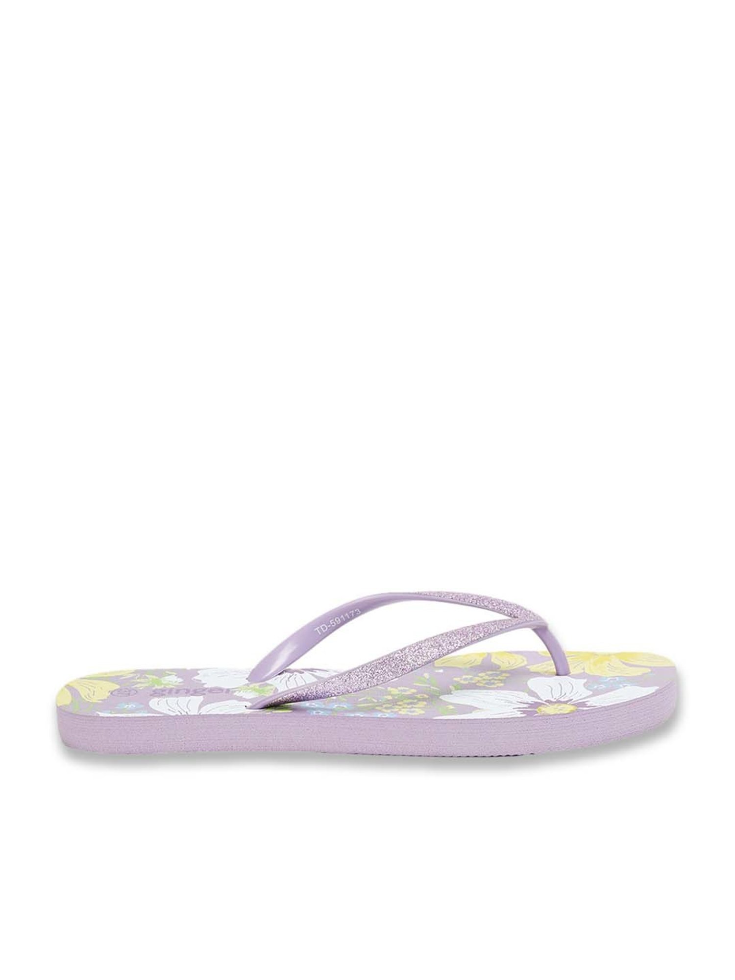Ginger by Lifestyle Women's Purple Flip Flops
