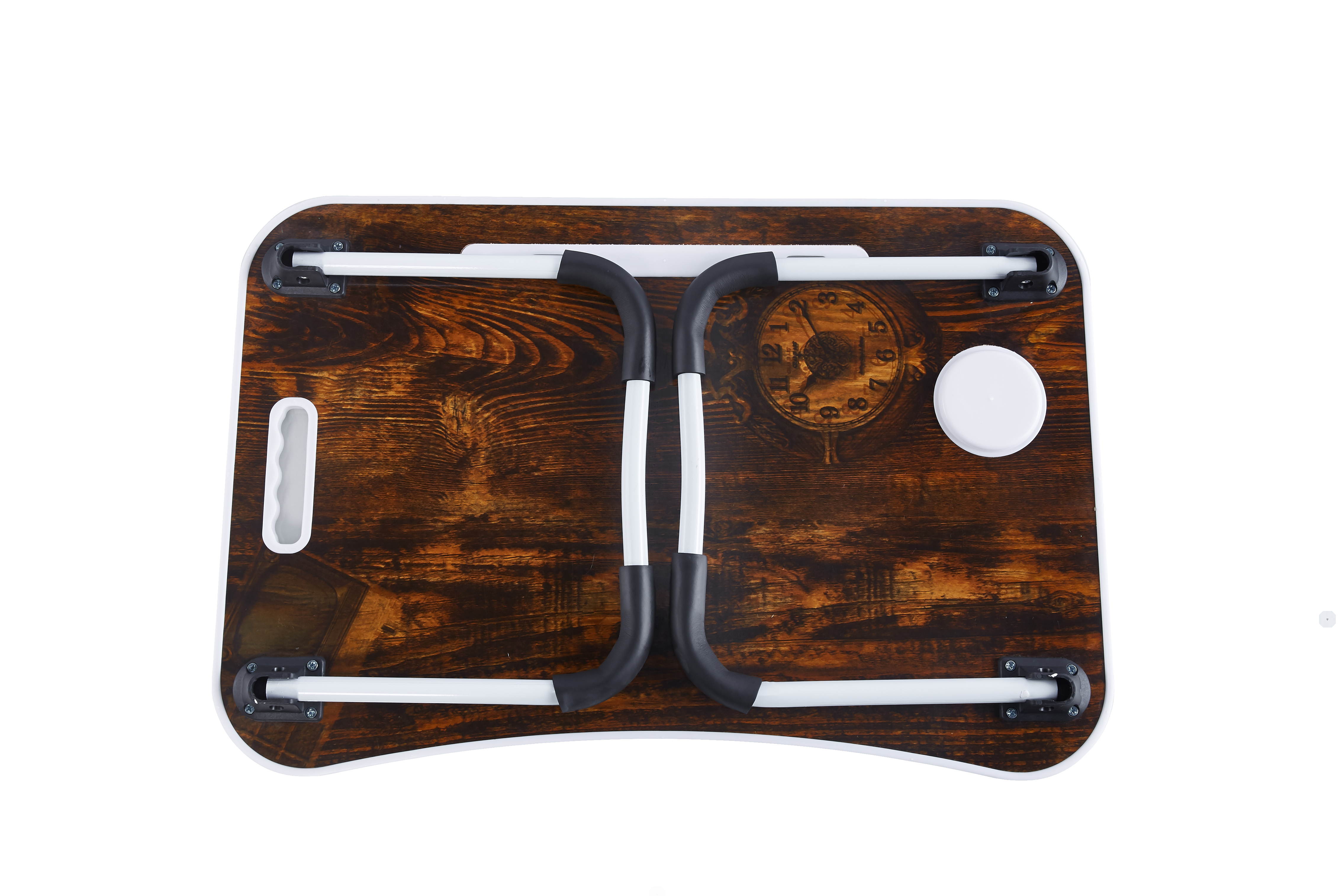 Laptop Desk,  Portable Laptop Bed Tray Table Notebook Stand Reading Holder with Foldable Legs & Cup Slot for Eating Breakfast, Reading Book, Watching Movie on Bed/Couch/Sofa