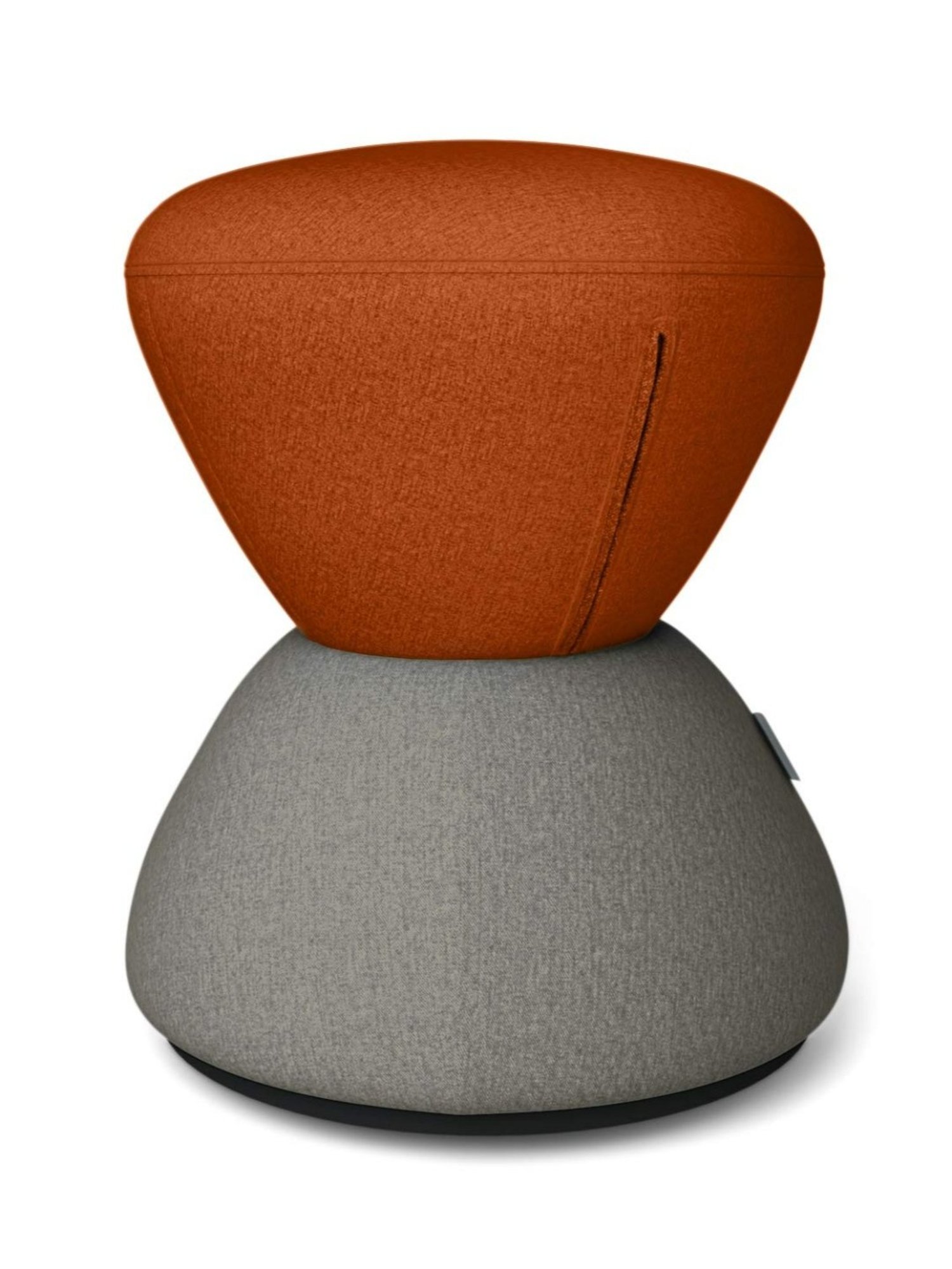 Godrej Interio Loop Flame Brown Plywood Pouf (1 Year Warranty)