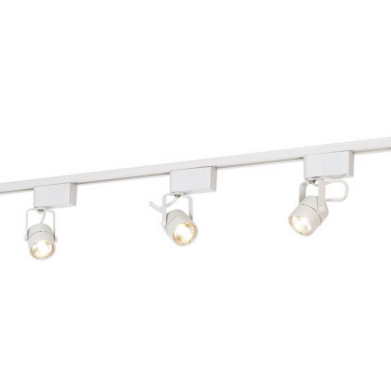 Pro Track&reg; White Finish 150 Watt 3-Light Linear Track Kit