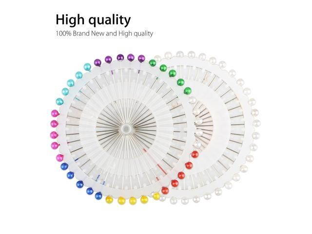 480X Dress Wedding Crafts Pearl Round Head Straight Sewing Needles Pins Corsage