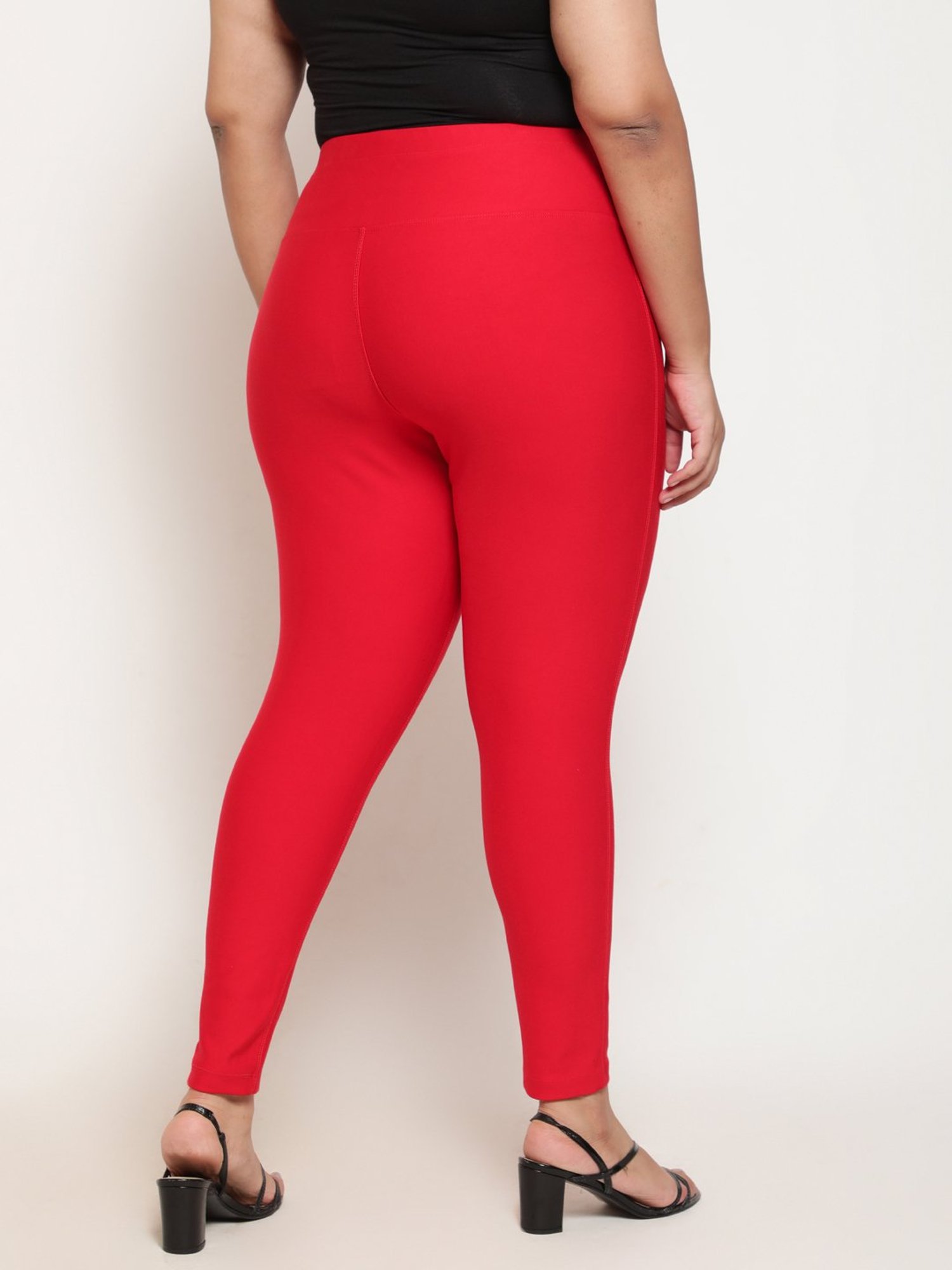 Amydus Red Tummy Tucker Jeggings