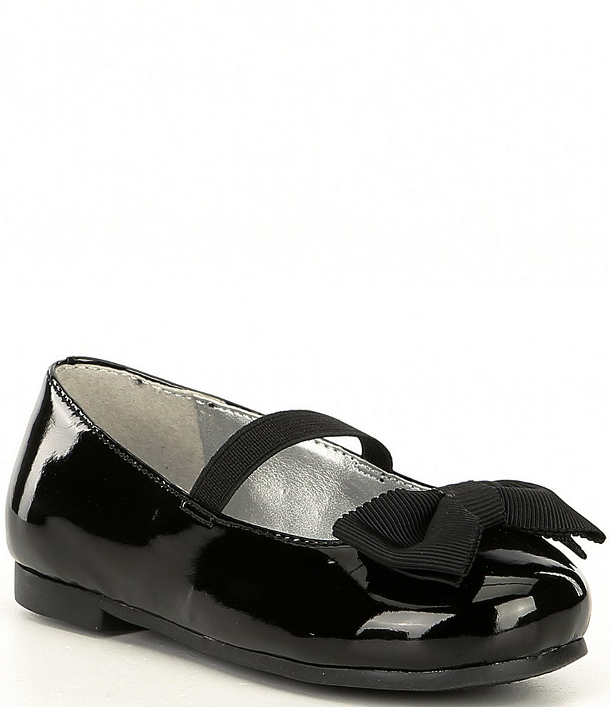 Copper Key Girls' Joyyful-T Patent Bow Ballet Flats (Infant)