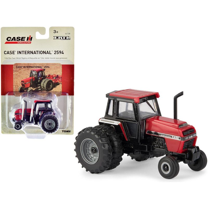 Case IH International 2594 Tractor Red and Black "Case IH Agriculture" 1/64 Diecast Model by ERTL TOMY