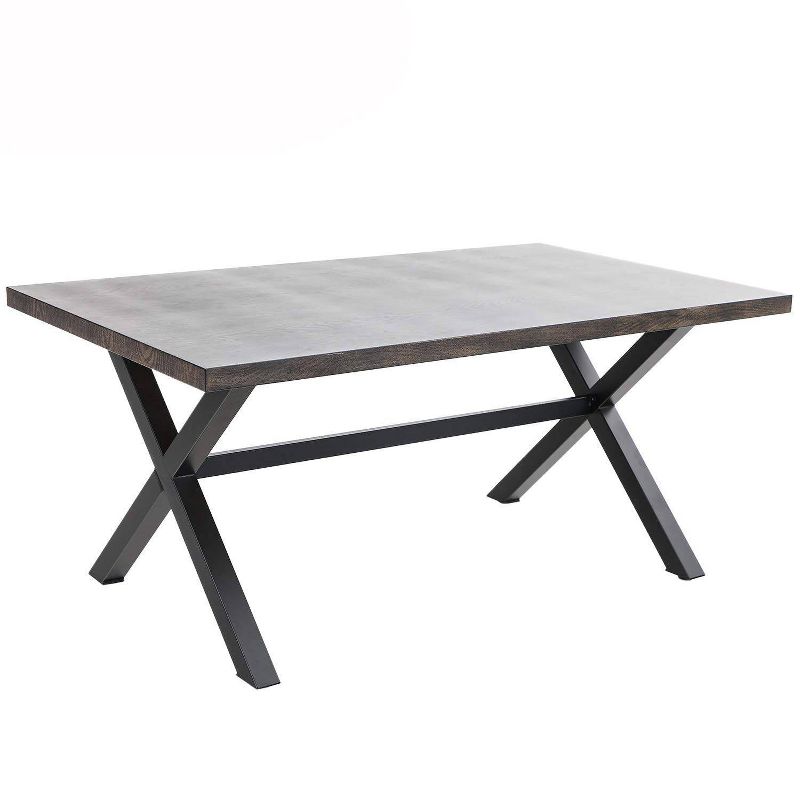 Renaissance Square Outdoor Patio Stacking Table - Gray - Vifah