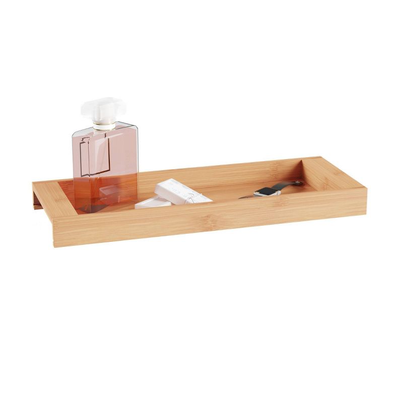 Bamboo Natural Wood Bathroom Vanity Tray Brown - Hastings Home