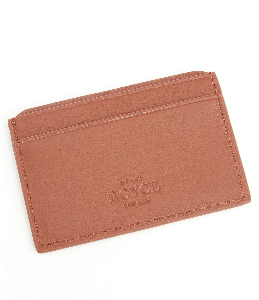 ROYCE New York RFID Executive Slim Credit Card Case