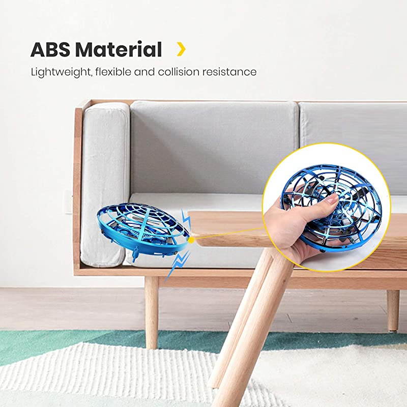 Drone for Kids Toys Hand Operated Mini Drone Flying Ball Toy Gifts for Boys and Girls Motion Sensor Helicopter Outdoor and Indoor