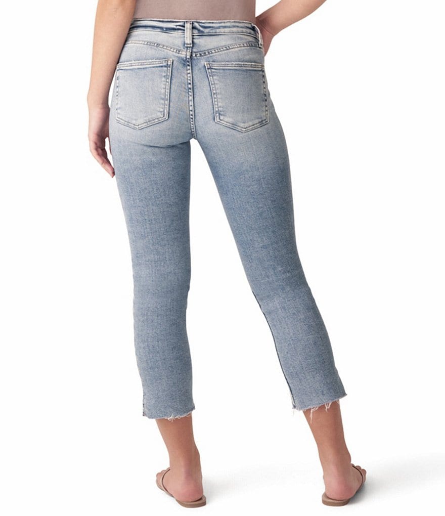 Silver Jeans Co. Most Wanted Mid Rise Cropped Straight Jeans