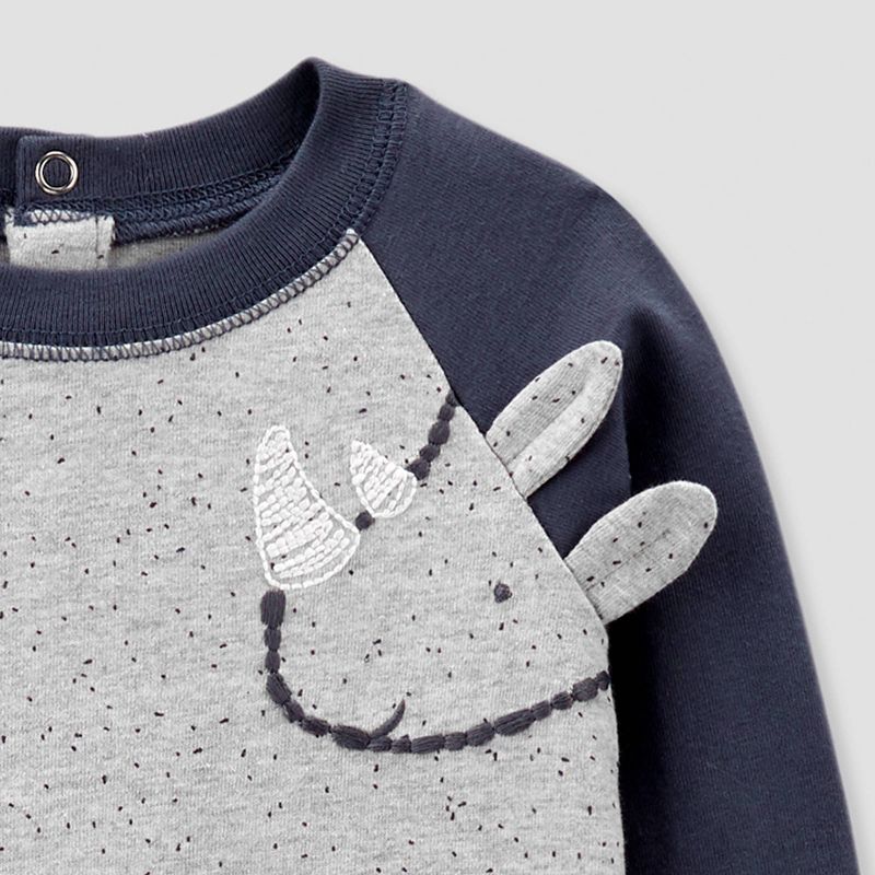 Baby Boys' Rhino Speckled Jumpsuit - Just One You® made by carter's Newborn