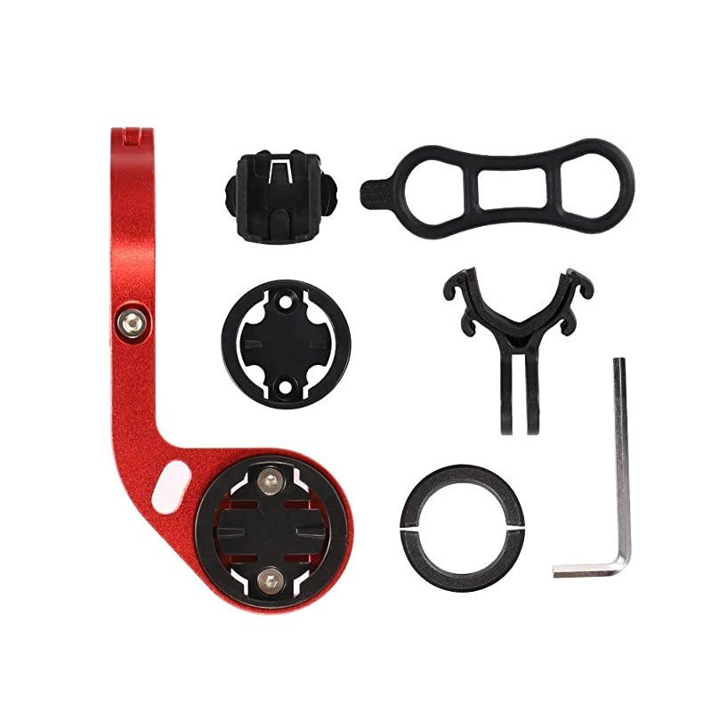 Bike OutFront Mount Bicycle Handlebar Combo Mount for Garmin Bryton Gopro FlashlightCompatible with 318mm 254mm Handlebar red