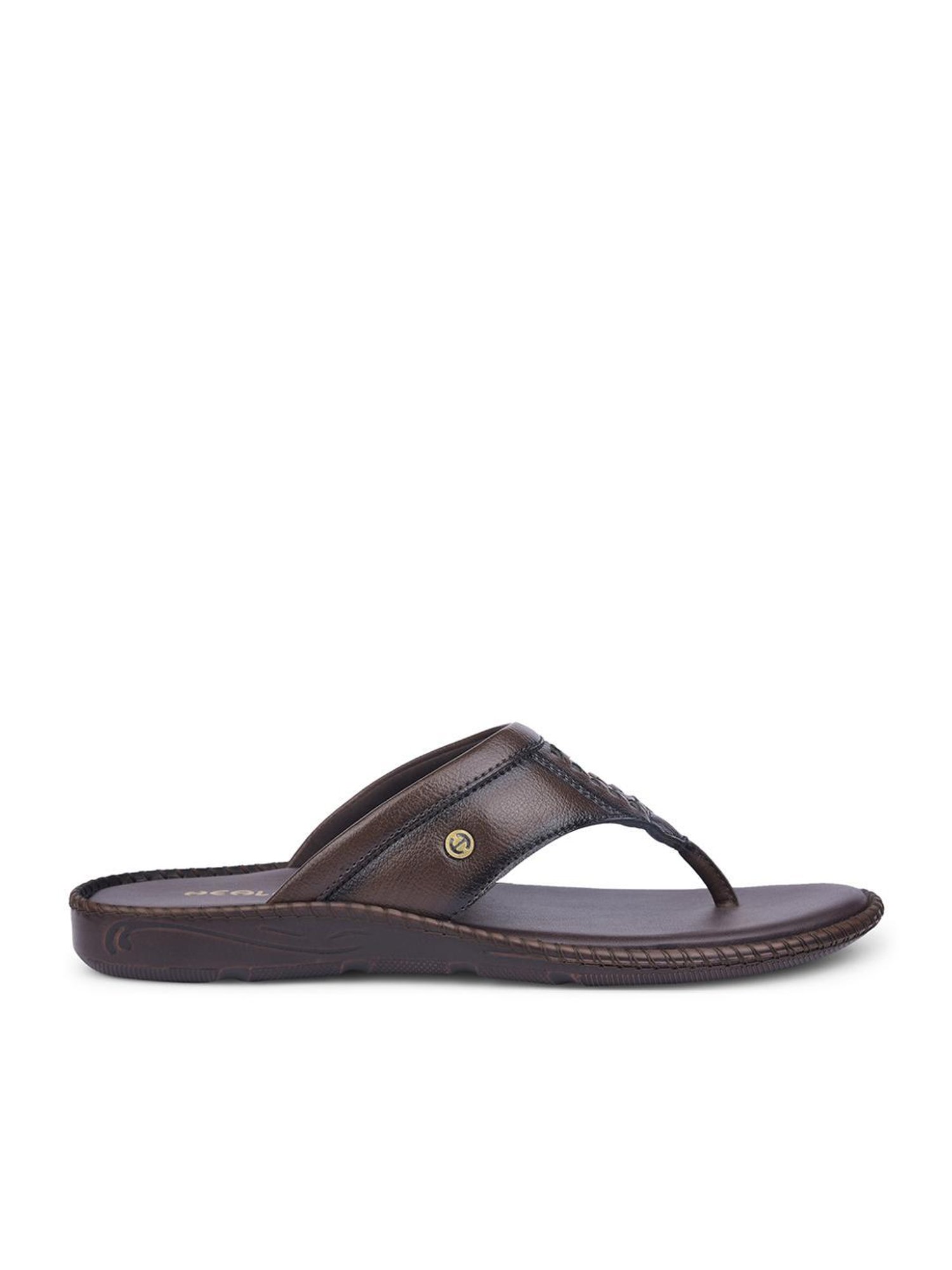 Healers by Liberty Men's Brown Thong Sandals