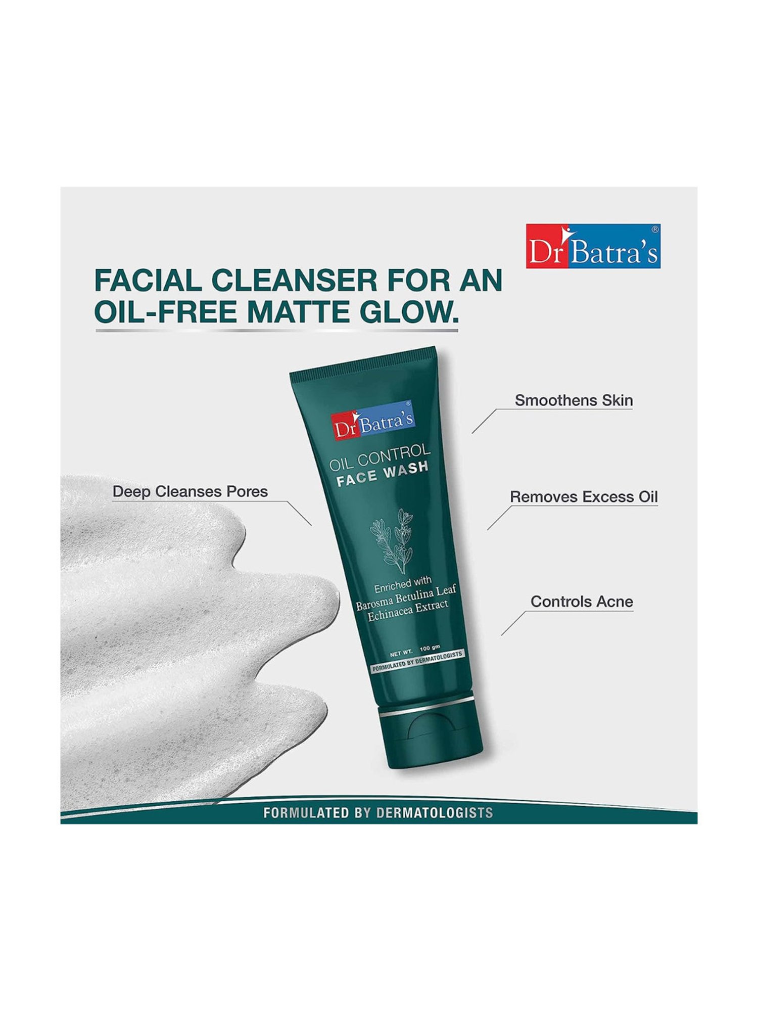 Dr. Batra's Skin Fairness Serum, Face Wash Oil Control, Lightening & Moisturizing Cream