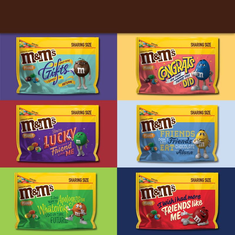 M&M's Peanut Chocolate Candies - 10.7oz - Sharing Size
