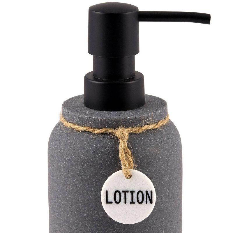 2pc Eton Lotion Pump Set Dark Gray - Allure Home Creations