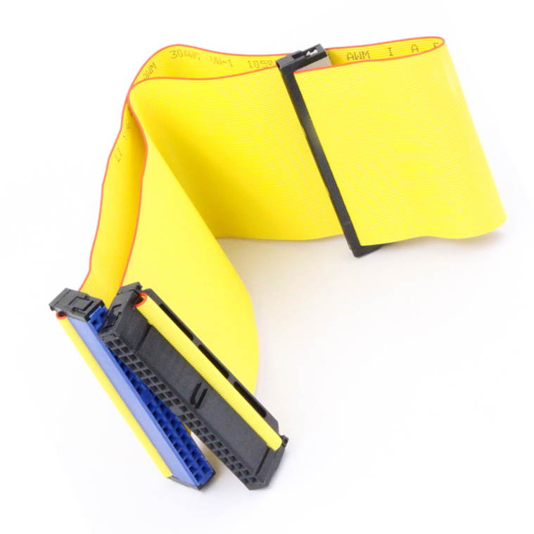 10 Pcs- IDE Cable 40 Pin IDE/ATA Hard Drive Ribbon Cable DVD Ribbon Cable For Dual Devices