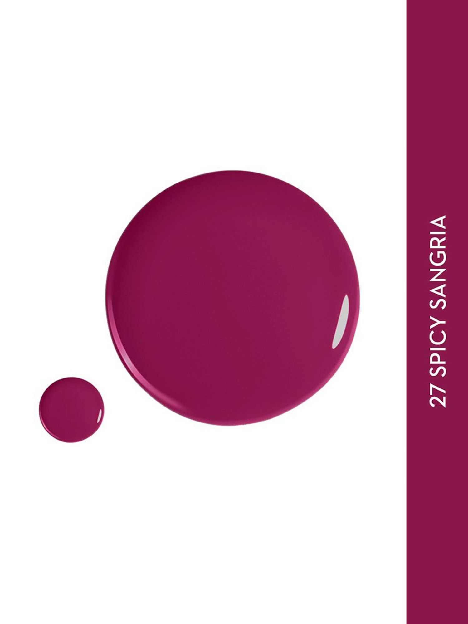 SUGAR Cosmetics Tip Tac Toe Nail Lacquer Classic 27 Spicy Sangria - 9 ml