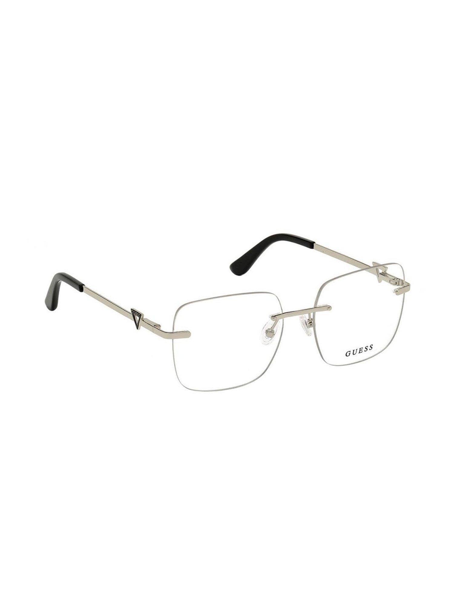Guess Silver Square Eye Frames for Women