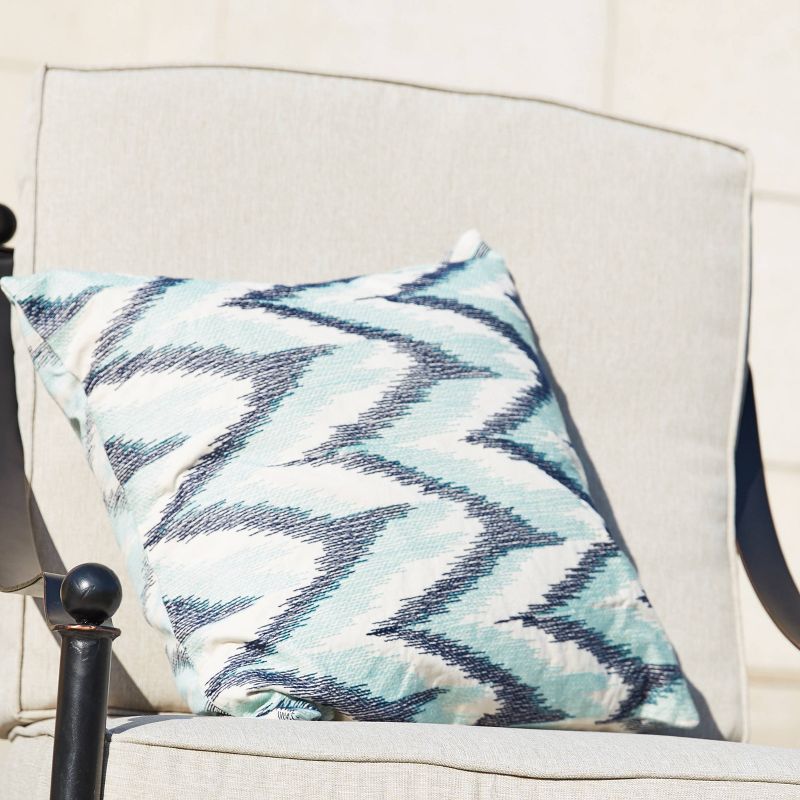 3pc Patio Steel Patio Seating Sets Cream - Lokatse