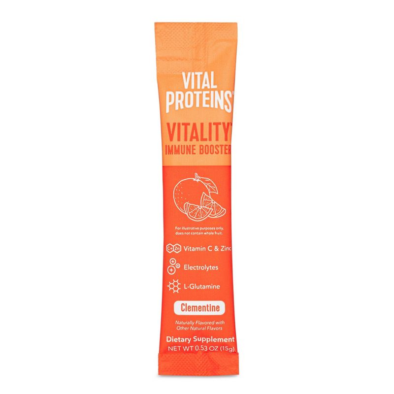 Vital Proteins Vitality Immune Booster Dietary Supplement Sticks - Clementine - 14ct
