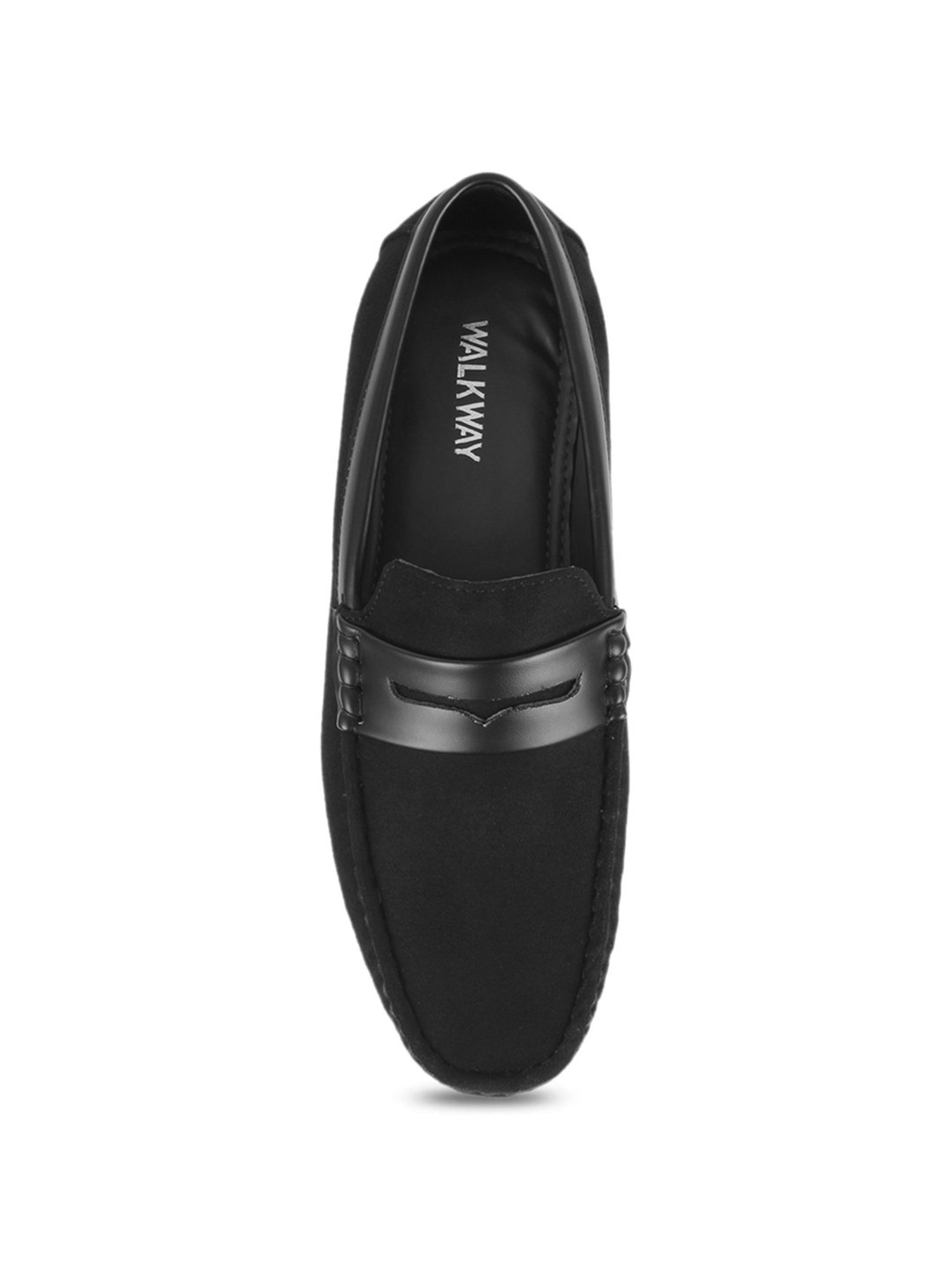 Walkway Men's Black Casual Loafers