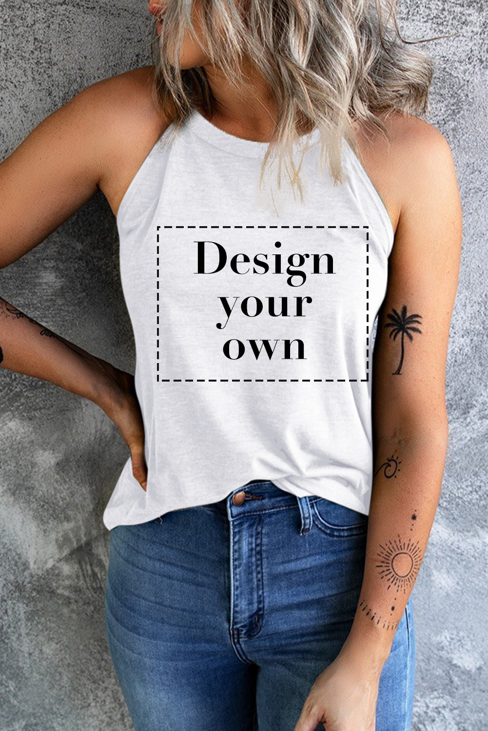 Blank Sweatshirt - Black Plaid Leopard Print Patchwork Long Sleeve Top Customized