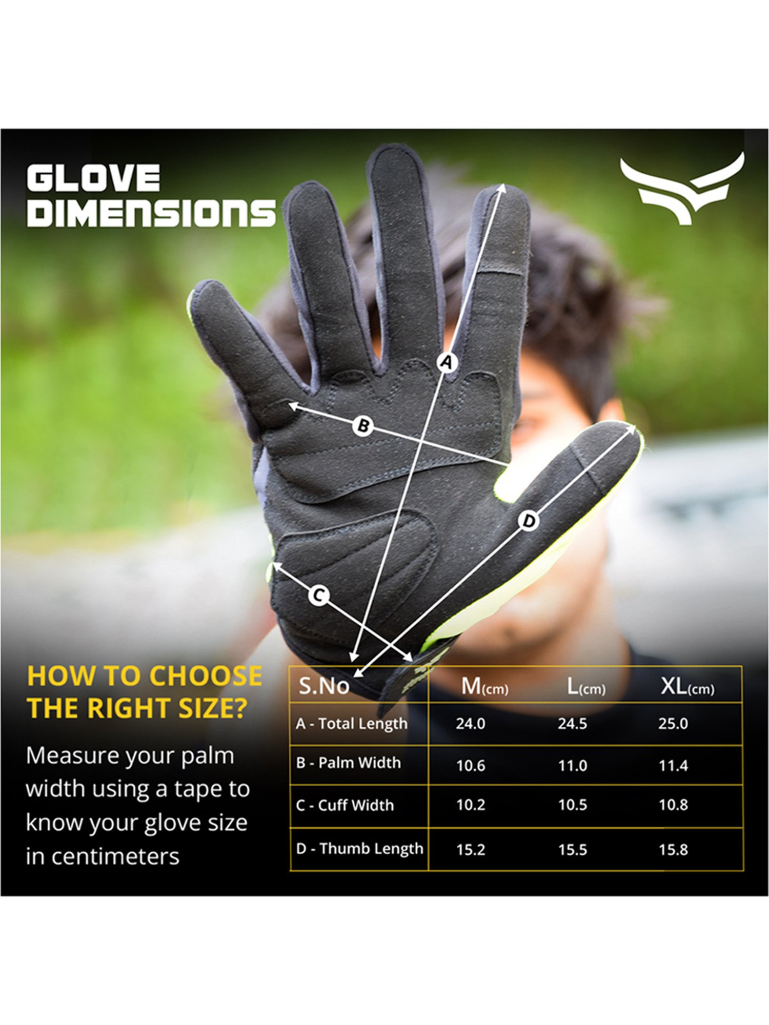 Xtrim Universal Bike Riding Gloves (Neon Green) Size - Medium