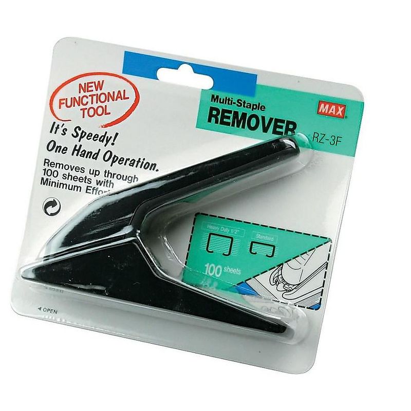 Max Heavy-Duty Staple Remover Black RZ3F
