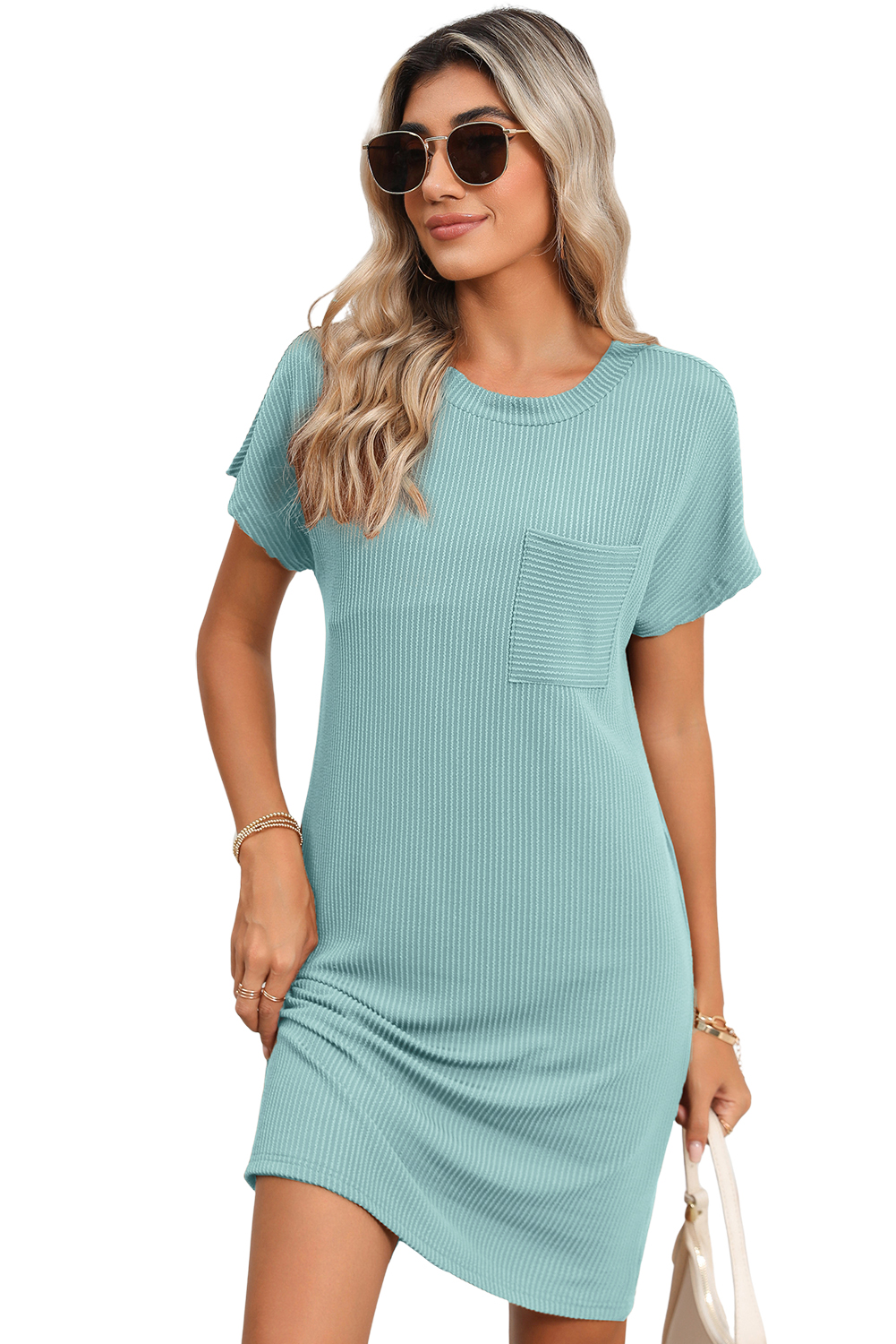 Cheetah Casual Long Sleeve Button Up Shirt Dress