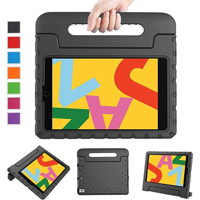 Case for iPad 102 20202019 iPad 8th Generation Case iPad 7th Generation Case for Kids Shockproof Light Weight Handle Stand Kids Case for Apple iPad 102inch 8th7th Gen and Air 3 Black