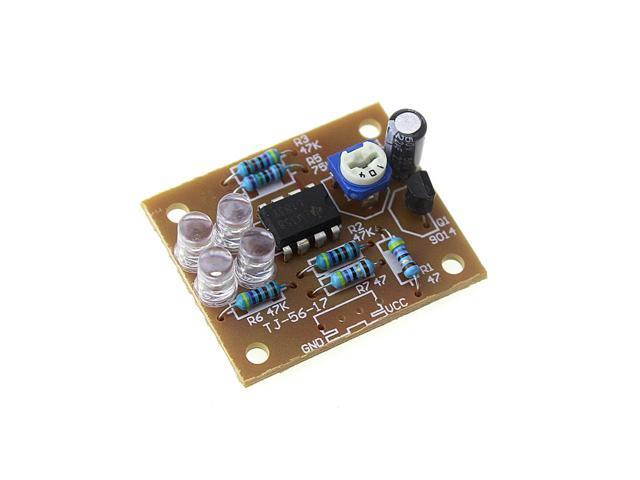 LM358 breathing light parts electronic DIY fun making kit blue flashing lamp electronic production suite
