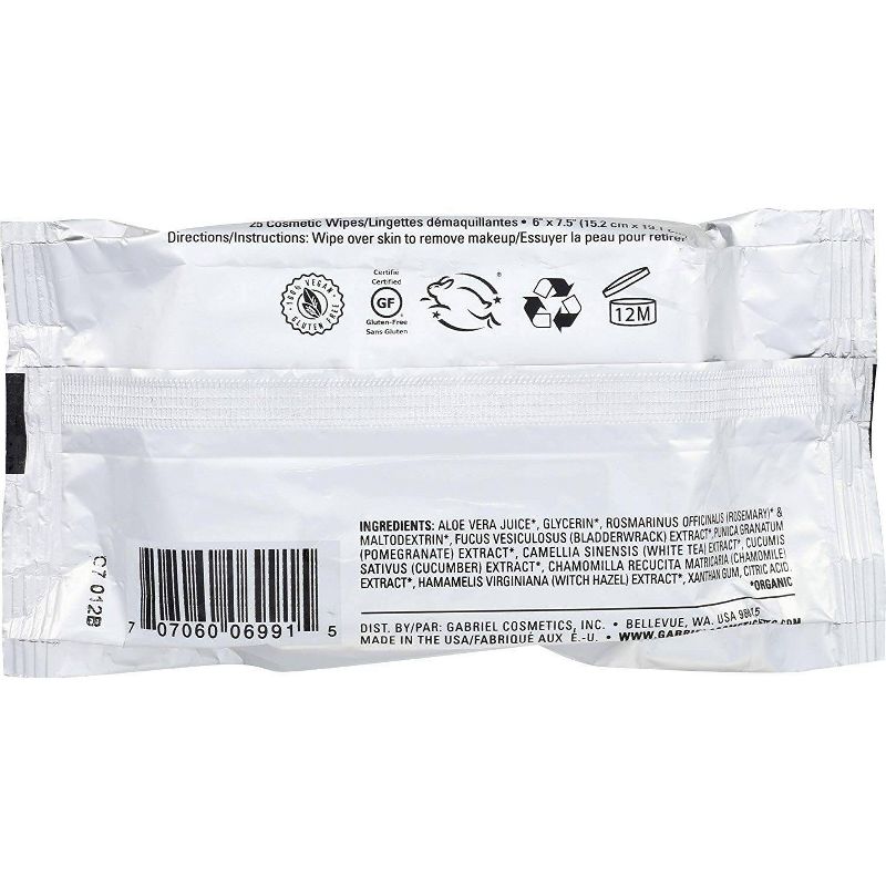 Zuzu Luxe Cosmetic Wipes - 30ct