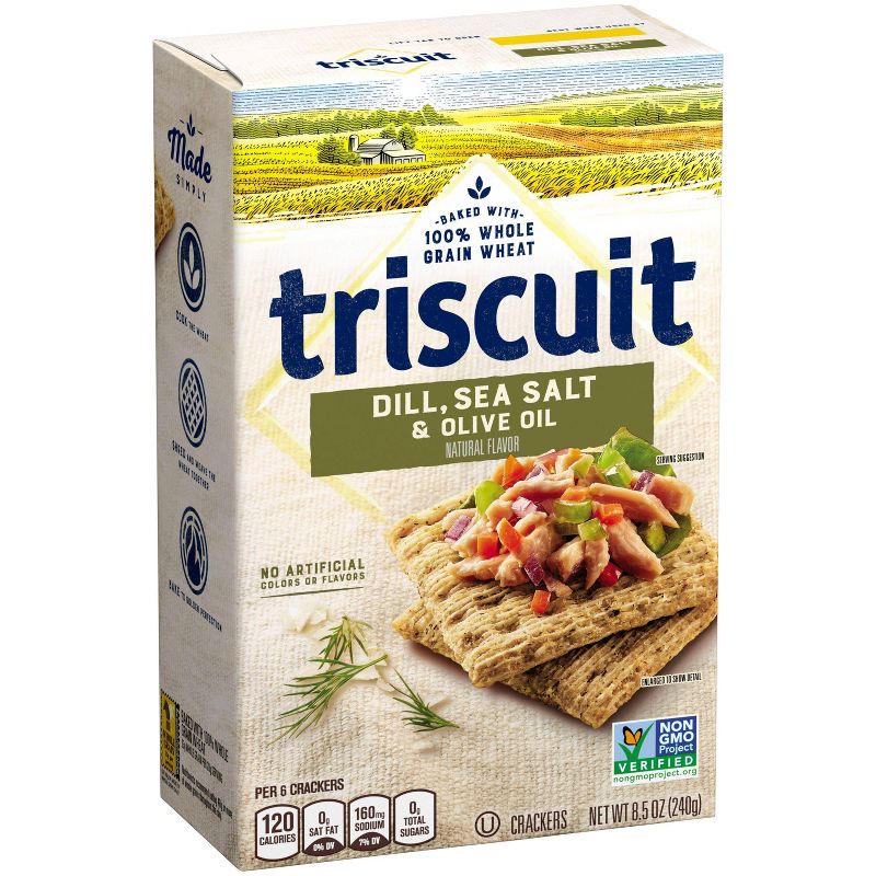 Triscuit Dill, Sea Salt & Olive Oil Crackers - 8.5oz