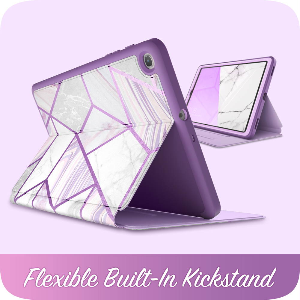 i-Blason Case Designed for Galaxy Tab A 10.1 (SM-T510/T515) 2019, [Cosmo] Full-Body Protection with Built-in Screen Protector Case for Samsung Galaxy Tab A 10.1 2019 Release (Marble)