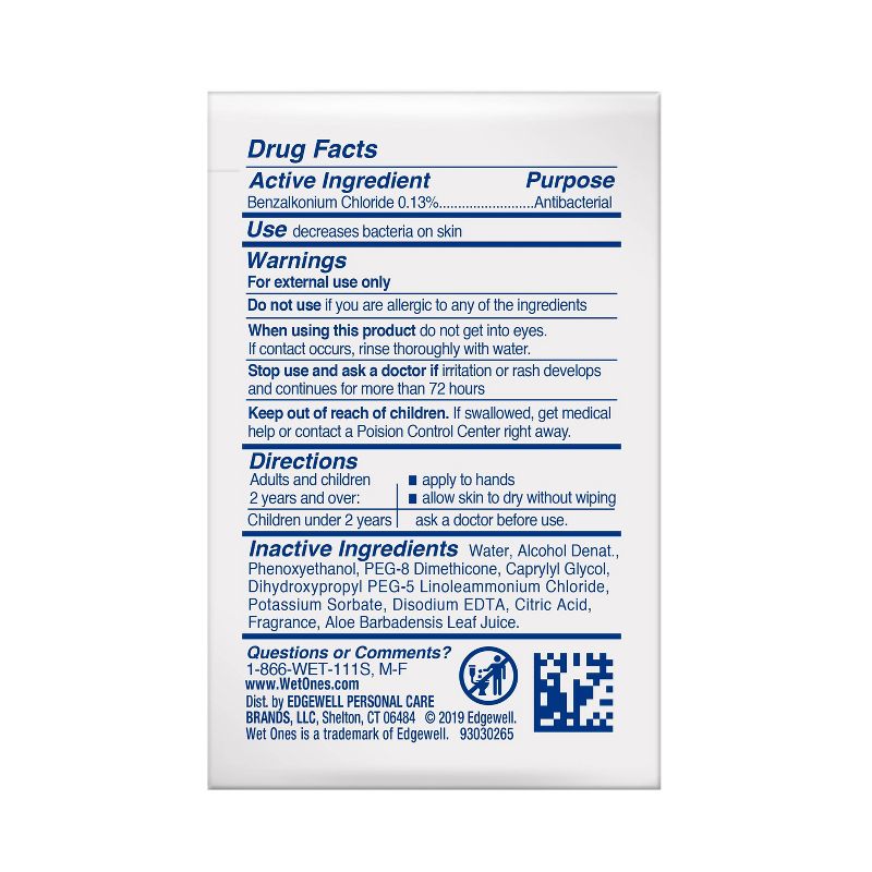 Wet Ones Antibacterial Hand Wipes Singles - Fresh Scent - 24ct