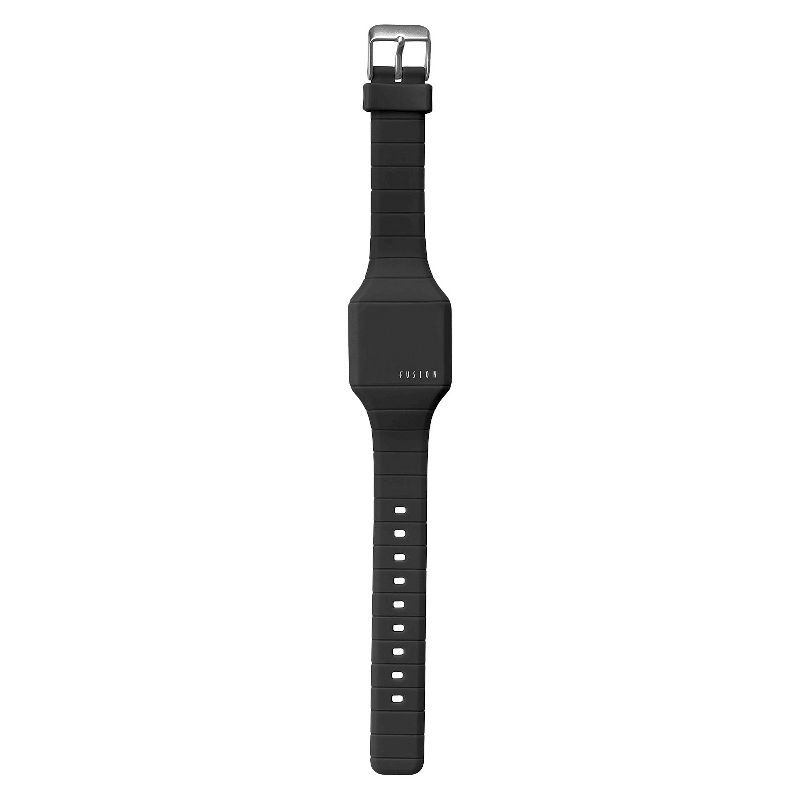 Boys' Fusion Hidden LED Digital Watch - Black