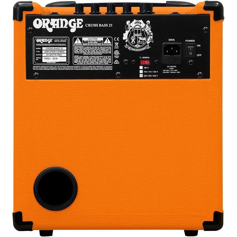 Orange Amplifiers Crush Bass 25 25W Bass Combo Amplifier Orange