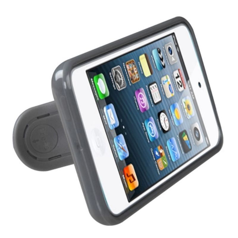 MYBAT For Apple iPod Touch 5th Gen/6th Gen White Gray Checker Candy Case w/stand