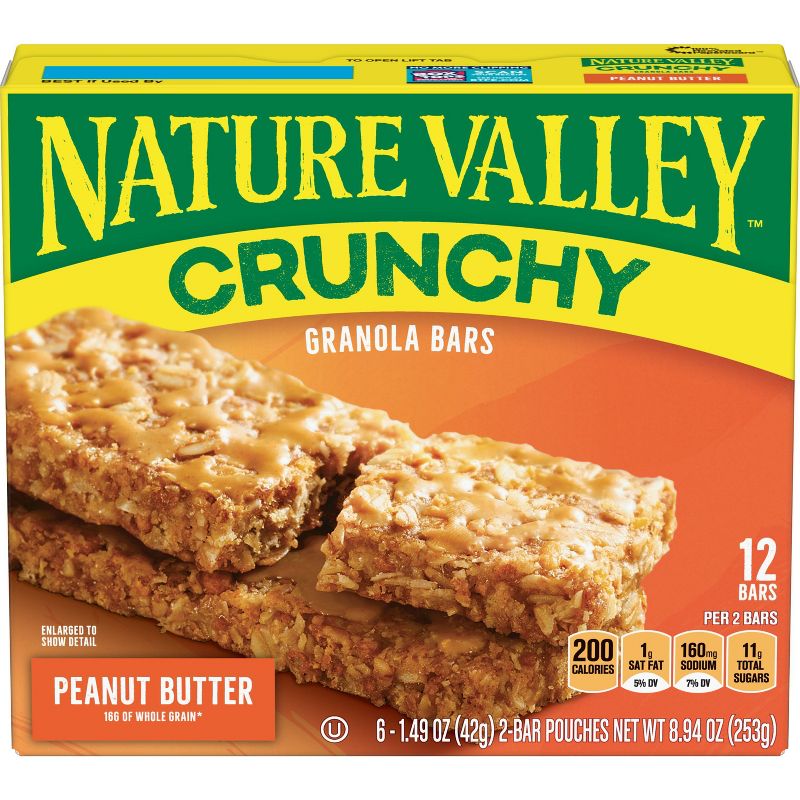 Nature Valley Crunchy Peanut Butter Granola Bars - 6ct