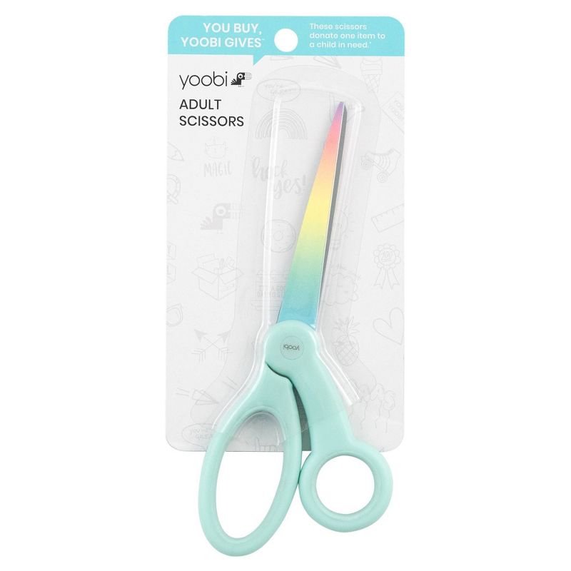 Adult Scissors - Mint with Ombre Blade - Yoobi™