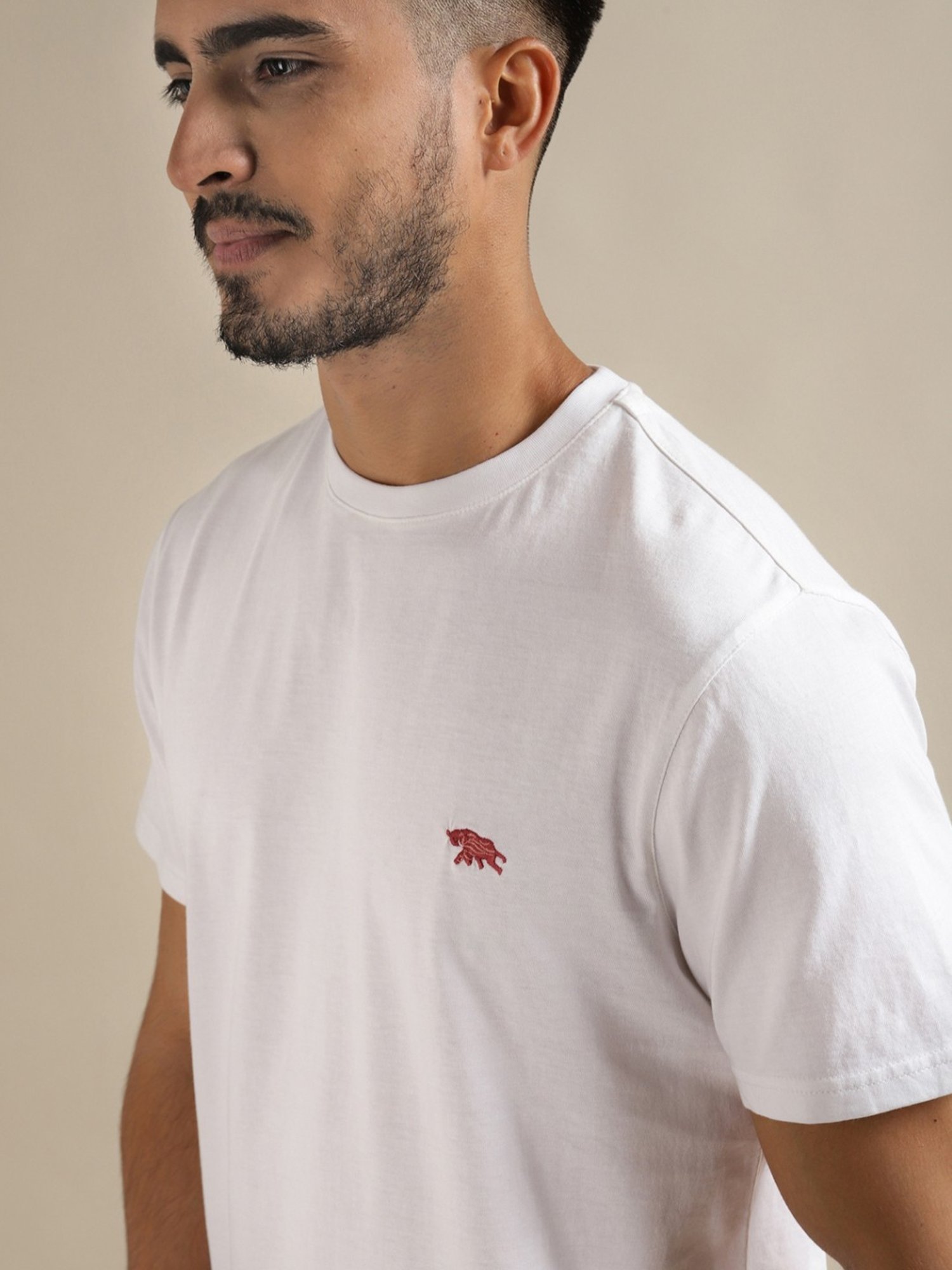 Andamen White Regular Fit T-Shirt