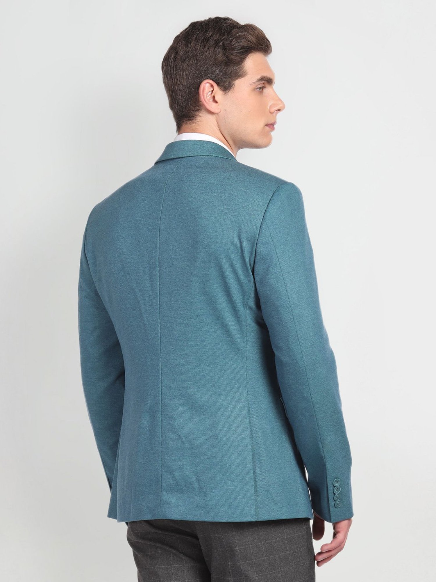 Arrow Green Slim Fit Blazer