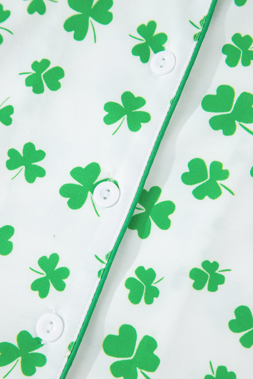 White Christmas Pullover and Drawstring Pants Pajama Set