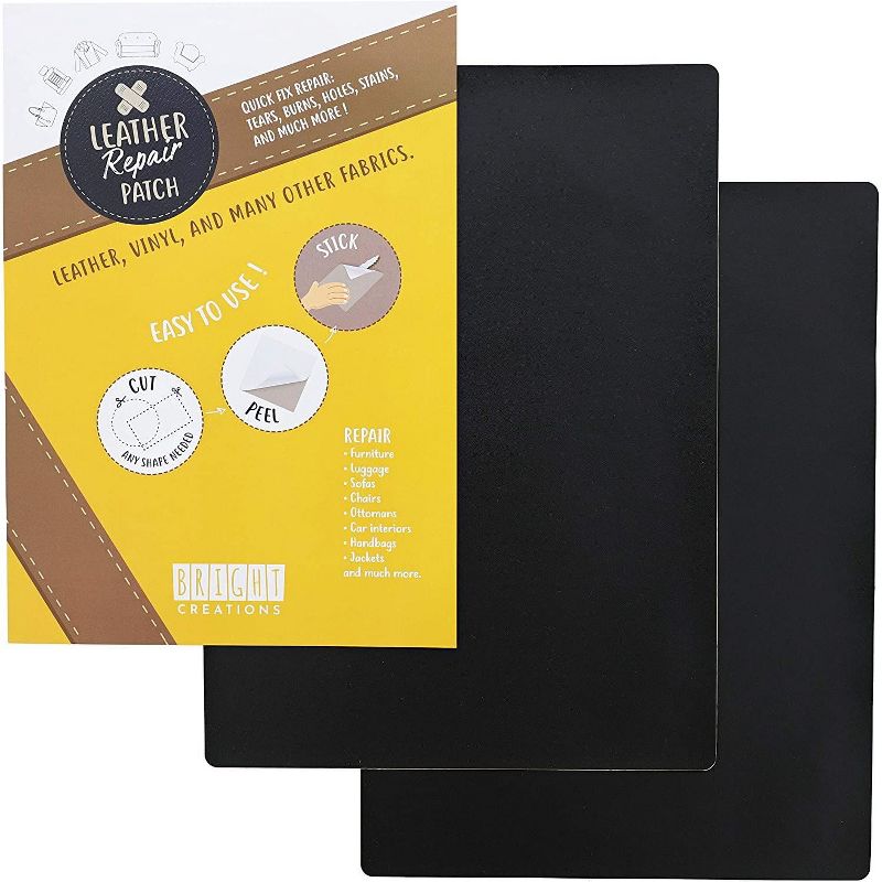 Self-Adhesive Leather Repair Patch (8 x 11 in, 2 Pack)
